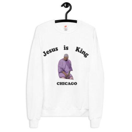 Jesus is King Chicago Fleece Black Sweatshirt