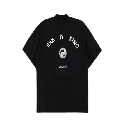 Jesus is King Chicago Black T-Shirt