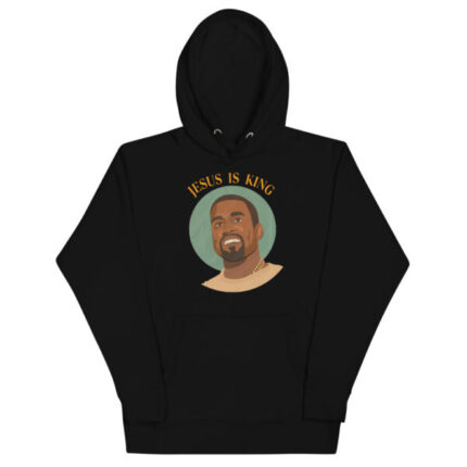 Jesus is King Portrait Hoodie