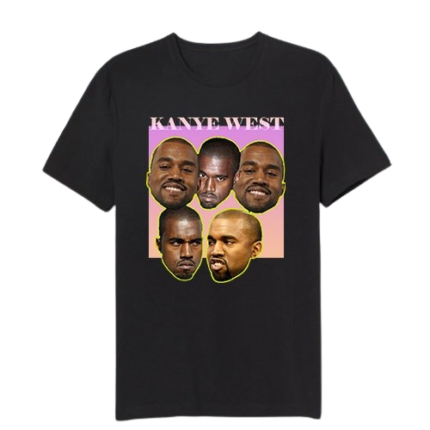 Funny Face Stickers Kanye West T-Shirt