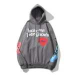 Kanye West Lucky me i see ghosts Heart Logo Hoodie