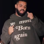 Kanye West Must be Born again Logo Hoodies