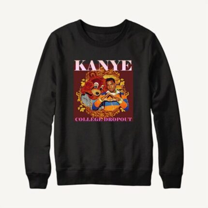 Kanye West Poster Black Sweatshirt