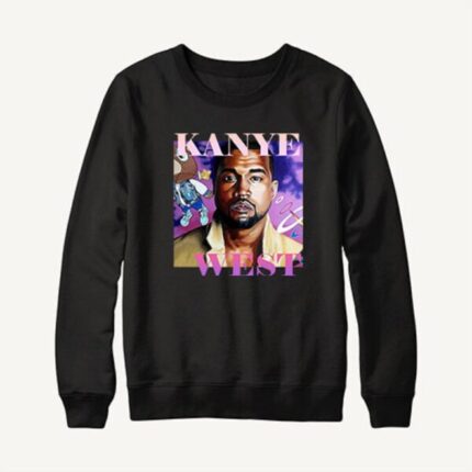 Kanye West Vintage Poster Black Sweatshirt