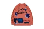 Lucky Me Kids See Ghost Loog Sleeves T-shirt