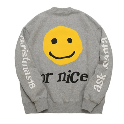 Kanye West Smiley Plus Fleece Pullover Sweatshirt